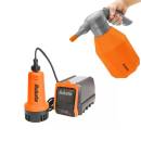 Akkupuutarharuiskut ja pumput