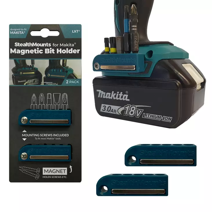 Stealth Mounts magneetti kärkipidin porakoneeseen Makita 2kpl - StealthMounts työkalupidikkeet - 0016370 - 1