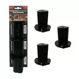 Stealth Mounts koneenpidike MILWAUKEE M12 rungolle 3kpl - StealthMounts työkalupidikkeet - TM-MW12-BLK-3 - 3