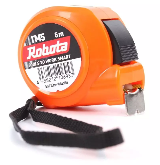 Robota Rullamitta 5m/25mm - Mittaus ja merkintä - 0014474 - 1