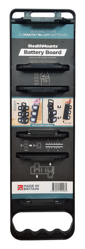 Stealth Mounts akkupidike 3kpl kantokahvalla MAKITA akuille - StealthMounts työkalupidikkeet - 0014665 - 1