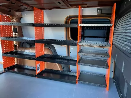 Robota pakettiautohyllyn pääty/jatko VRS-U 1200x300mm - Pakettiautohyllyt - R98-10005 - 2