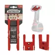 Stealth Mounts koneenpidike MILWAUKEE M18 rungolle 4kpl - StealthMounts työkalupidikkeet - TM-MW18-RED-4 - 1